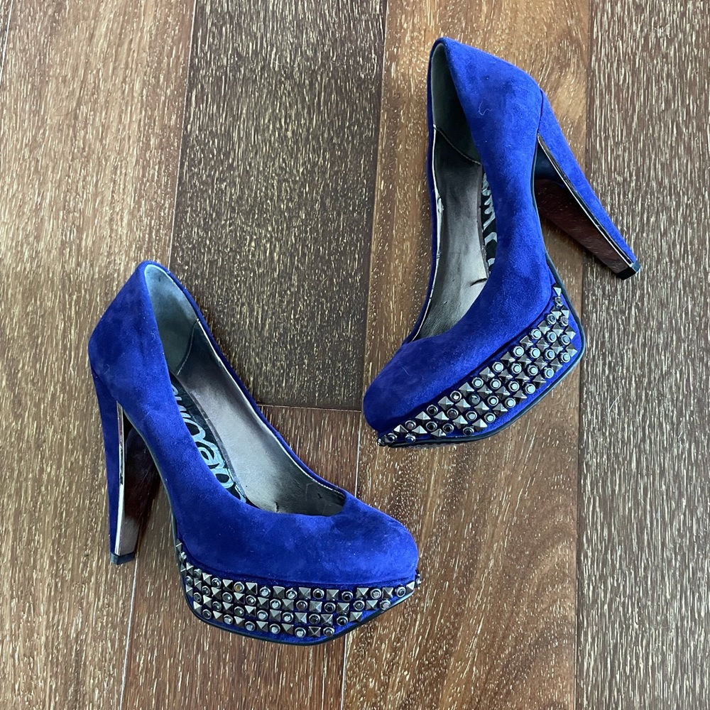 🍁Sam Edelman York Suede Heels